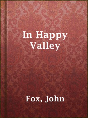 cover image of In Happy Valley